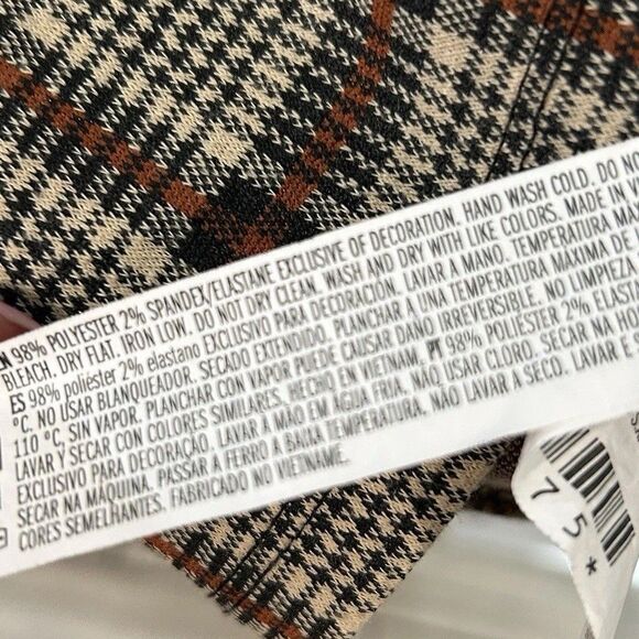 Forever 21 Dress Medium Academia Preppy Bodycon Gingham Plaid Short School Girl - Picture 8 of 9